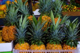 Pineapples at open air market in El Valle de Anton, Panama – Best Places In The World To Retire – International Living